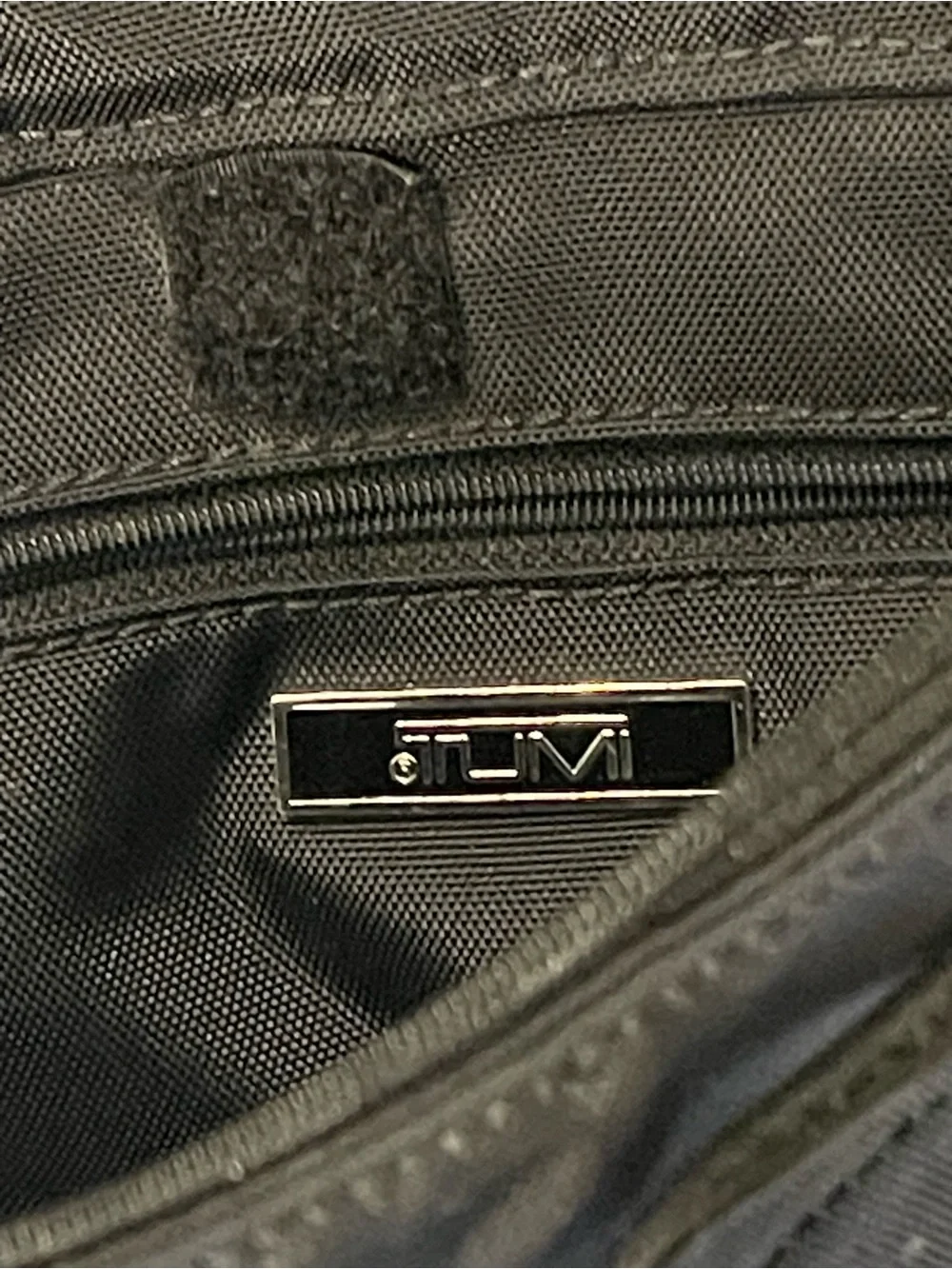 Tumi Voyageur Halle Black Nylon Leather Trim Laptop Backpack with Pouch